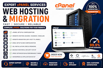 setup cpanel, web hosting, whm, vps, website migration and server support