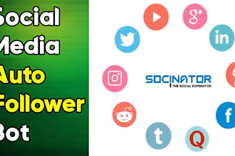 do automation tiktok bot youtube bot twitter bot instagram bot social media bot