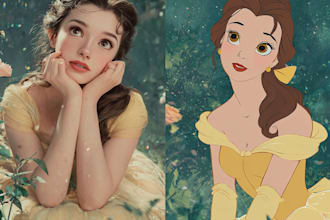 draw you in disney style