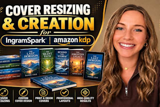 adjust and resize your book cover for ingramspark and kdp