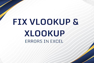 fix vlookup errors and xlookup problems in excel spreadsheet