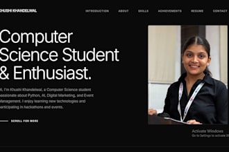 build a modern responsive website