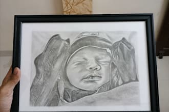 create a baby sketch from your photo