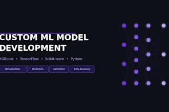 build a custom ml model for classification and prediction