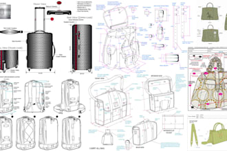 design professional handbag backpack clutches luggage tech pack and accessories