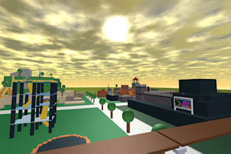 design seamless  multi world roblox maps, lobby, and spawn system