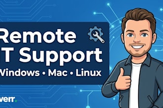 provide remote IT support, troubleshooting and software installation