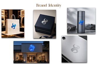 design complete brand identity kit, logo, card and banner