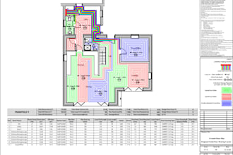 design professional underfloor heating layout drawings