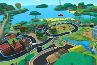 create cartoon roblox simulator map, roblox battlegrounds map and lobby