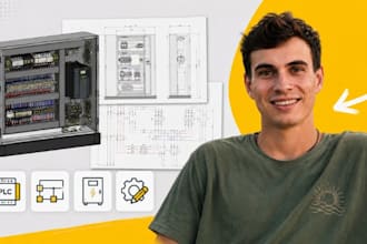 plc panel layout drawing, plc wiring diagram, control panel cad drafting