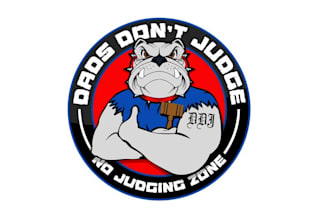 design dads don t judge logo