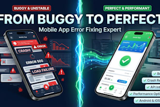 fix react native build errors and get app production ready