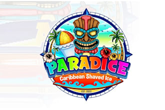 make attractive and refreshing logo for shaved ice trailer