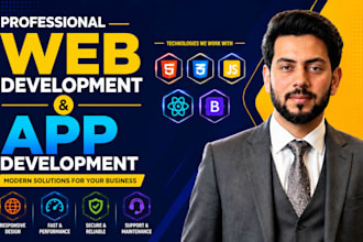 do full stack website development, ai website, ai software developer