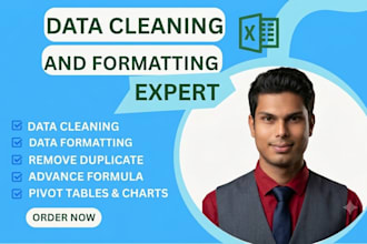 do data cleaning, data analysis, tables and charts