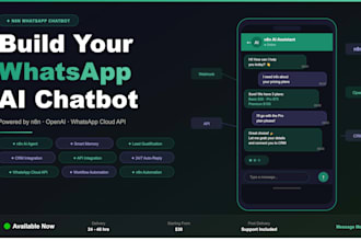 do n8n whatsapp chatbot, n8n ai agent, n8n automation and api integration