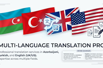 translate english to azerbaijani or turkish professionally