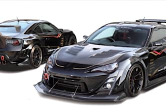 3d car model wide body kit car body automotive parts design cad modelling