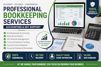 provide bookkeeping, accounting and gst support services