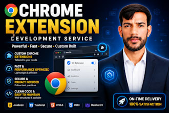 develop a custom chrome extension for you