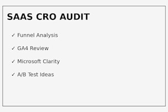 perform a detailed saas cro audit to improve conversions