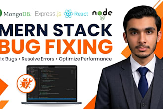fix mern stack bugs, react and nodejs errors within 24 hours
