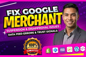 fix google merchant center misrepresentation and merchant center suspension