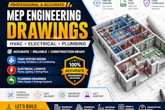 design accurate construction drawings for hvac electrical and plumbing systems