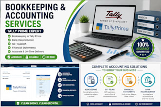 do bookkeeping and accounting in tally prime