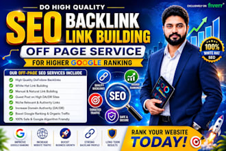 do high quality SEO backlink link building off page service for google ranking