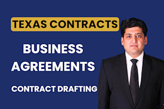 draft and review texas business contracts and agreements