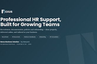 provide online HR consulting recruitment and employee management support