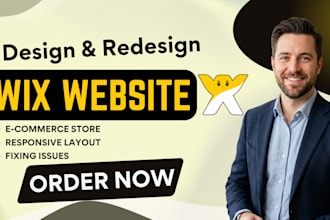 wix website, wix web design, wix online store, wix ecommerce, website redesign