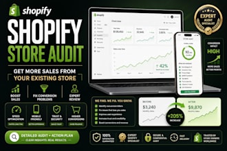 audit your shopify store and improve conversions
