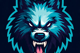 design custom mascot logo for your brand or esports team