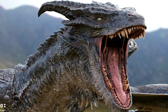 do 3d creature model monster dragon alien dinosaur character for game, animation