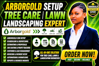 setup arborgold tree care lawn landscaping crm scheduling estimating job costing