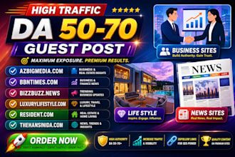 publish guest posts on business lifestyle news websites
