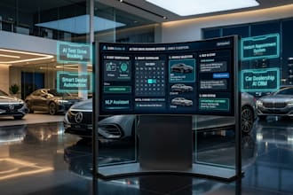 build ai ev test drive booking kiosk app nlp car dealership automation system