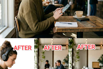 professionally remove background and remove objects flawlessly