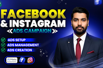setup and manage facebook ads campaign for meta ads lead generation