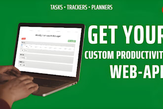 create a personal productivity web app for your daily tasks