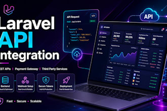 build a laravel website admin panel or web app