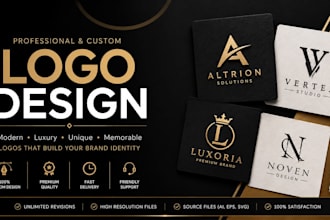 design luxury,professional and modern graphic designs