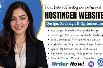 hostinger website redesign hostinger wordpress website design hostinger website