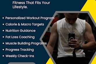 create a custom fitness plan for fat loss or muscle gain
