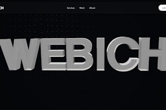 design and build a landing page website