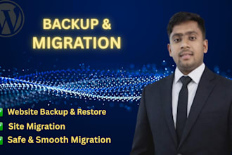 backup and migrate website