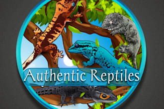 design a stunning reptile, gecko, snake or pet logo design